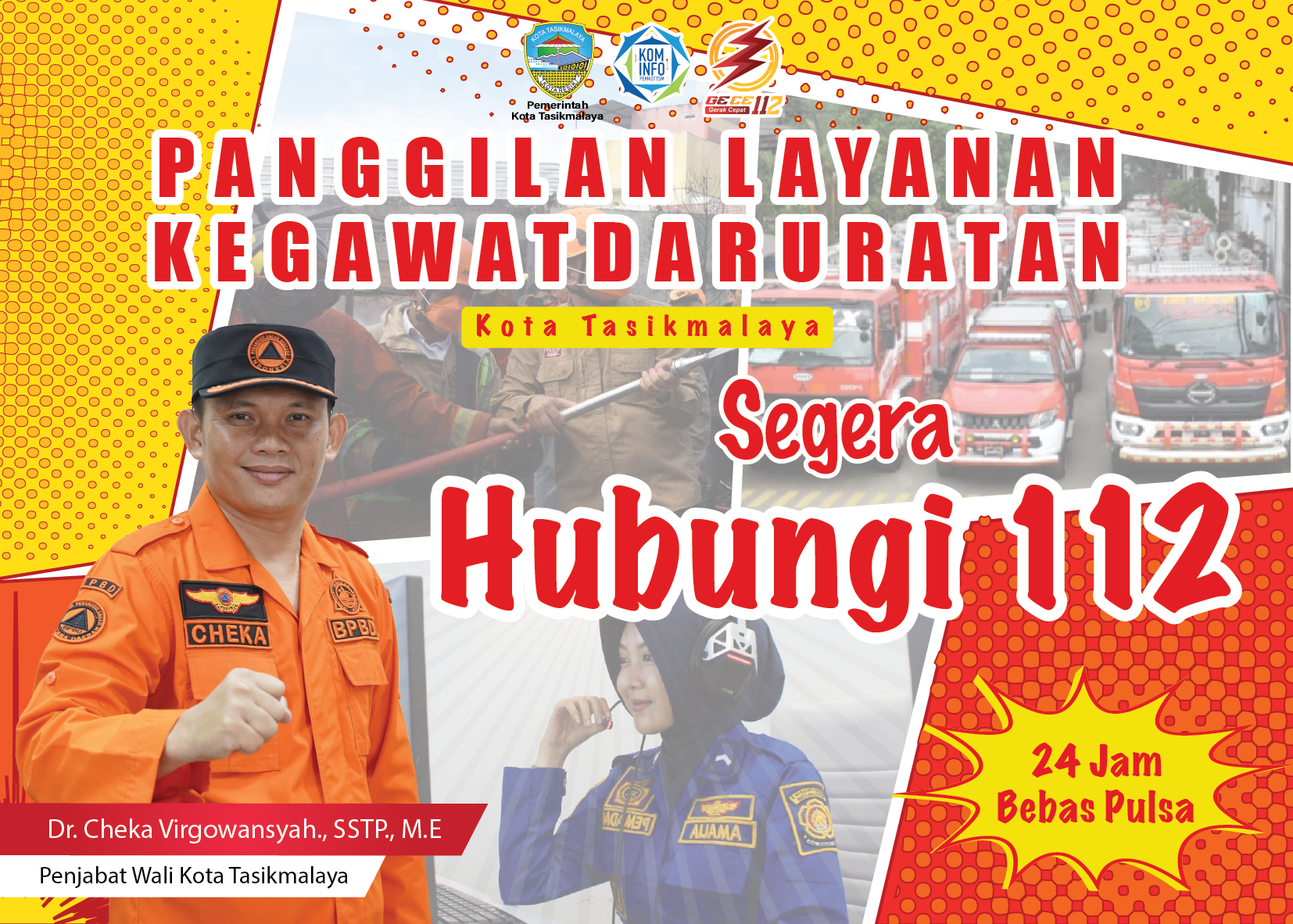 Layanan Panggilan Darurat Call Center GeCe 112 Resmi Diluncurkan oleh Pemerintah Kota Tasikmalaya